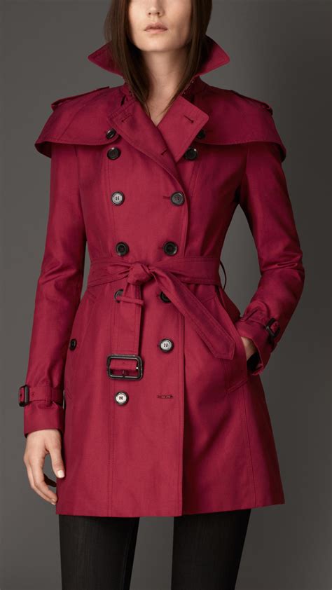 burberry gabardine trench coat red|gabardine trench coat with warmer.